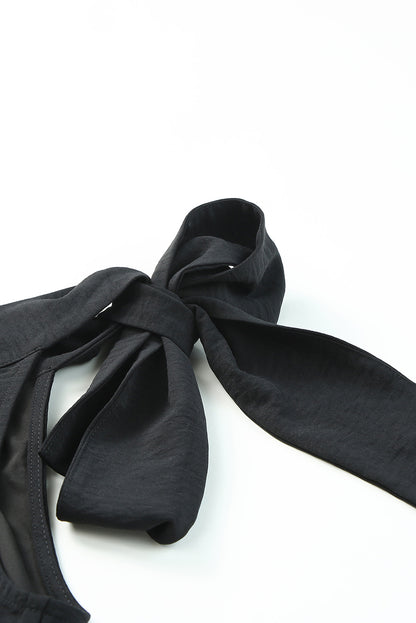 Asymmetric Tie On Shoulder Sleeveless Top MTO0190