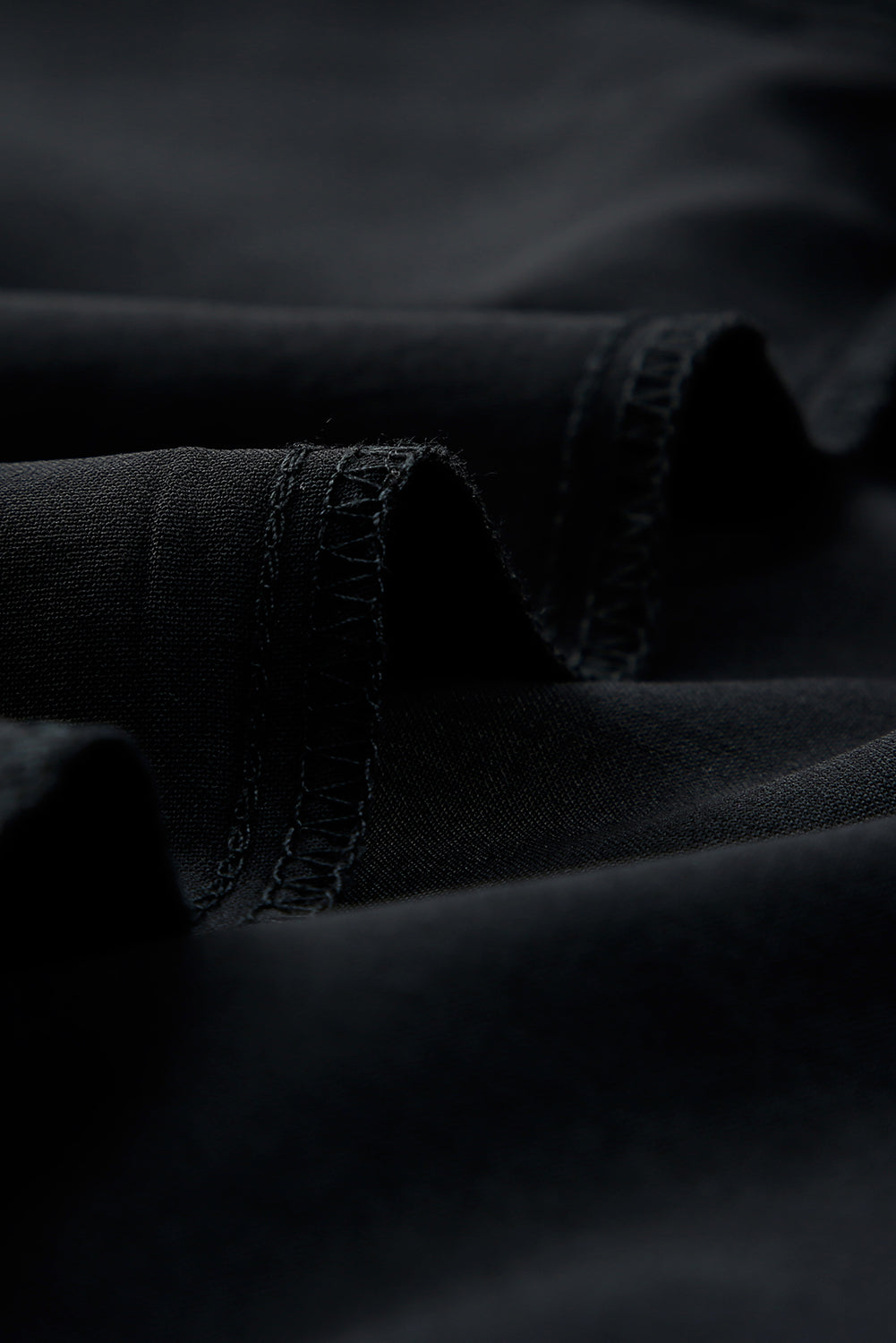 Black Crochet Neckline Off-shoulder Short Sleeve Top MTJ0007